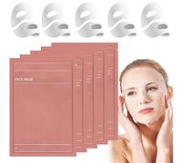 5 Pack Bio-Collagen Real Deep Mask, Mascarillas Faciales, Mascarilla Colageno Facial Coreana para Todo Tipo de Piel, Minimización de Poros, Mejora de la Elasticidad