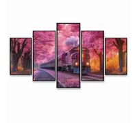 5 Pack Diamond Painting Árbol Cuadros Decoracion Salon Modernos Model-0497