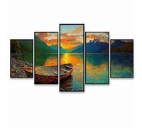 5 Pack Diamond Painting Bote Diamantes Pintar por Numeros Adultos (Tres Tamaños) DIY Cobertura Total Diamond Painting Abstracto Kit Manualidades Adultos para Oficina Dormitorio Home Decoration PZSH554