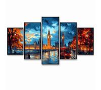 5 Pack Diamond Painting Londres Cuadros Decoracion Salon Model-0267
