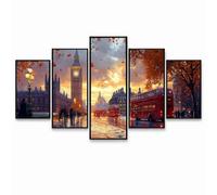 5 Pack Diamond Painting Londres Cuadros Decoracion Salon Model-0351