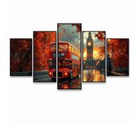 5 Pack Diamond Painting Londres Manualidades Adultos Lienzos Model-0189