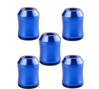 5 Pack Magnetic Screw Rings, Upgrade Screwdriver Head Magnetic Ring, Strong Magnet Holder for Power Drill Bits & Hex Screwdrivers (Blue)