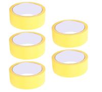 5 Pack Masking Tape 35mm x 20m | Easy Tear/Writable/Water (Amarilla)