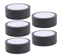 5 Pack Masking Tape 35mm x 20m | Easy Tear/Writable/Water (Negro 22 Pulgadas)