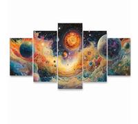5 Pack Pintar por Numeros Adultos cielo estrellado Luminoso YCBZ-0396