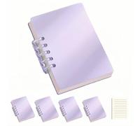 5 Pack Pocket Notebook,4"x3"Waterproof Spiral Notebooks,Mini Spiral Notebook,80 Sheets/160 Pages Pocket Notebook, Deliver 80 Sheets/160 Pages-Replacement cartridge for Home Office College School (Taro