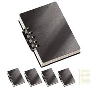 5 Pack Pocket Notebook,4"x3"Waterproof Spiral Notebooks,Mini Spiral Notebook,80 Sheets/160 Pages Pocket Notebook, Deliver 80 Sheets/160 Pages-Replacement cartridge for Home Office College School