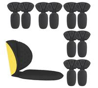 5 Pairs Breathable Soft Anti-Slip Pads - Heel Pads For Shoes Women | Shoess Too Big Inserts | Heel Grips For Women Shoes F0r Boots Loafer Work Dress Casual Athletic Running Walking Dancing Party