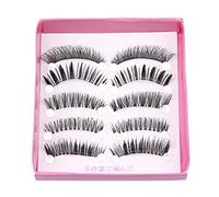 5 Pairs Fake Eyelashes Thick False Eye Lashes Long False Eyelashes Black Makeup Tool Durable processing