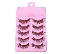 5 Pairs False Eyelashes Natural Thick Eye Lashes Extension Makeup Black 3# Lovely and professional