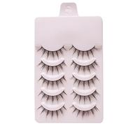 5 Pairs Japanese Style Fake Lashes Eyelashes Extension False Eyelashes(2) Practical design