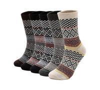 5 Pairs Thermal Women Socks Warm Thick Knitting Winter Wool Sock for Ladies