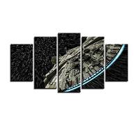 5 Panel/Set Lienzos Handart Cuadro En Lienzo Cinco Partes Hd Clásico Óleo Impresiones Decorativas Cartel Arte Pared Pinturas Hogar Lienzo Destruye El Arte Del Halcón Milenario