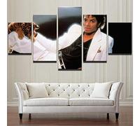 5 Panel/Set Lienzos Handart Cuadro En Lienzo Cinco Partes Hd Clásico Óleo Impresiones Decorativas Cartel Arte Pared Pinturas Hogar Lienzo Michael Jackson