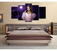 5 Panel/Set Lienzos Handart Cuadro En Lienzo Cinco Partes HD Clásico Óleo Impresiones Decorativas Cartel Arte Pared Pinturas Hogar Lienzo Ariana Grande