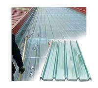 5 paneles de techo de policarbonato transparente para invernadero, paneles de iluminación diurna, paneles de iluminación de día de aislamiento transparente, panel de cubierta fácil de cortar para