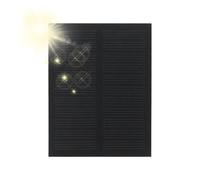 5 paneles fotovoltaicos de 3 W - Células fotovoltaicas de 5.5 V | Mini placas de carga solar monocristalinas de 3 pulgadas | Paneles solares impermeables para luces LED, dispositivos y proyectos al