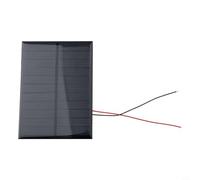 5 paneles solares de 5,5 V, 200 mA, celdas de resina epoxi con alambre para carga de baterías, modelos de experimentos, 110 x 80 mm