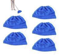 5 paños para escoba perezosa, cubiertas de escoba para una limpieza eficiente del piso, cubiertas de repuesto para fregona súper absorbentes, herramienta de limpieza en seco y húmedo para suelos de