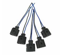 5 Paquete 2 Pin alternador generador regulador Conector de coleta Compatible con múltiples Aplicaciones