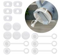 5 Paquete Tapa de Silicona a Prueba de Fugas para Pajitas, Paja a Prueba de Polvo, Tapa Anti - Desbordamiento, Tapas Pajita, Reutilizables, Compatibilidad para Copa Stanley 2.0, 40oz /30oz