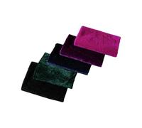 5 paquetes de tela de 25 x 25 cm, tela de terciopelo, tela de terciopelo, hecha a mano, varios diseños, patchwork, tela para patchwork, acolchado, color mezclado B