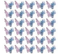 5 paquetes de uñas coloridas arte 3D mariposa borde uñas decoración arte suministros de uñas para uñas acrílicas