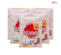 5 Paquetes Vino de Arroz Chino Fermentación Iniciador Masa fermentada Polvo Sabor Material Cerveza Bolsa de levadura seca
