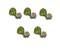 5 parches bordados de tortuga para planchar para ropa, parches de tortuga, parches para planchar para ropa, accesorios de ropa