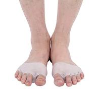 5 pares, almohadillas metatarsianas en el antepié, corrector de juanetes Hallux Valgus de, alta elasticidad, antideslizante, Herramientas para el cuidado de la corrección física(transparente)