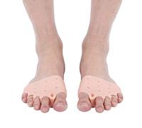5 pares, almohadillas metatarsianas en el antepié, corrector de juanetes Hallux Valgus de, alta elasticidad, antideslizante, Herramientas para el cuidado de la corrección física(piel clara)