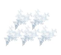 5 Pares Apliques de Encaje Floral con Lentejuelas | Diseño Floral Lujoso con Detalles Brillantes, Fácil Costura DIY, Adecuado para Confección y Ocasiones Obsequios