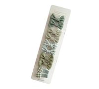 5 pares de adorables lazos de mariposa para niñas de tela segura, no deformable, diseño de moda