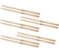 5 Pares De Baquetas XDrum 5B Punta De Nylon, Grosor: 5B, Material: arce