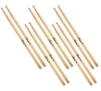 5 Pares De Baquetas XDrum 8D Wood Tip (cabeza de madera en forma de gota, longitud: aprox. 405 mm, Hickory)