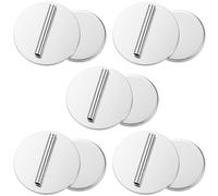 5 pares de broches magnéticos invisibles, mini cierres magnéticos para ropa, alfileres de metal, imán, broche de solapa de metal, convertidor para bufanda hiyab, chal, tela fina