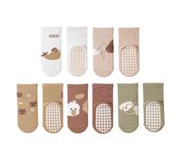 5 Pares De Calcetines Para Bebés, Lindos Calcetines De Dibujos Animados, Calcetines De Flete Inquietos, Calcetines Domésticos Suaves Y Cómodos, Calcetines Transpirables.