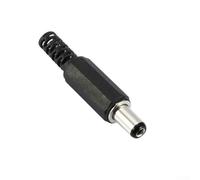 5 pares de conectores macho CC y adaptador de terminal hembra de metal 5 5 x 2 1 mm para conexión con equipos de alimentación CC estándar