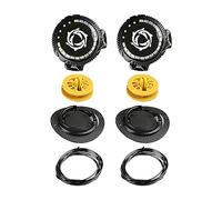 5 pares de cordones para zapatos que no se atan, cordones elásticos para zapatos, cordones de bloqueo rápido, cordones de hebilla giratoria, cordones de cuerda con hebilla automática, cuerdas de