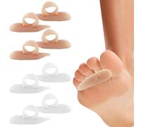 5 pares de correctores de dedos en martillo, almohadillas para dedos en martillo, almohadillas para dedos en martillo, férula ajustable para dedos en martillo, almohadillas de gel enderezadoras para