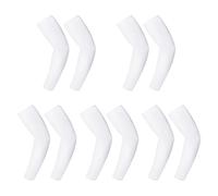 5 Pares De Cubiertas De Hielo Blancas, Cubiertas De Hielo Para Protección Solar, Productos De Protección Solar De Verano, Adecuados Para Pesca, Ciclismo Y Senderismo