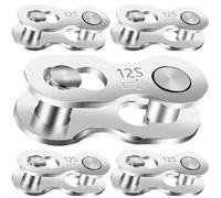 5 pares de eslabones perdidos para cadena de 12 velocidades para cadena de bicicleta, eslabones de cadena de bicicleta de 12 velocidades, enlace maestro, piezas de bicicleta, piezas de bicicleta,