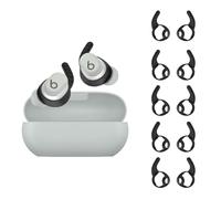 5 pares de fundas para auriculares compatibles con Beats Solo Buds, almohadillas de silicona antideslizantes para auriculares (negro)