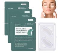 5 pares de parches de microagujas para ojos, antifaz para ojos contra bolsas y arrugas, antiojeras, almohadillas de colágeno (3 unidades)
