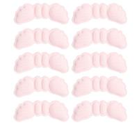 5 pares de pegatinas de tacón alto antideslizantes, antidesgaste, alivio del dolor, almohadillas para el talón, accesorio para zapatos (Versión rosa gruesa (grosor de unos 6 mm))