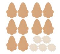 5 Pares De Pegatinas Para El Pecho Con Forma De Flor Y 10 Pegatinas Para El Pecho Antigolpes, Pegatinas Para El Pecho Sin Costuras, No Es Fácil Caerse.