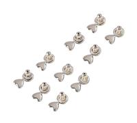 5 Pares De Pendientes En Forma Corazón Diseño Que No Se Decolora Materiales Cobre Resistentes Ajuste Seguro Para Uso Diario Y Ocasiones Especiales Soportes Para Pendientes En Forma Corazón No