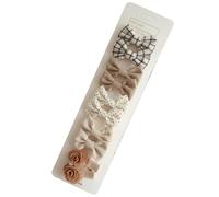 5 pares de pinzas para el cabello para niños con arcos de mariposa, pelo suave, fácil de llevar a la decoración del cabello para uso diario y de fiesta