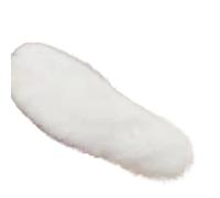 5 pares de plantillas felpa algodón, invierno for hombres y mujeres, cálidas, suaves gruesas, transpirables, accesorios for zapatos Ideal para Uso Diario(White,EU 35-36)